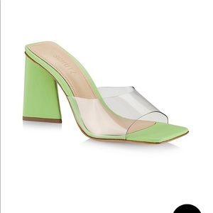 NEW Lizah Vinyl -lime green